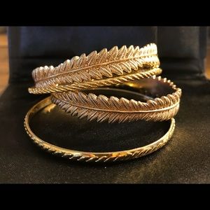 Mix and Match Gold Bangles